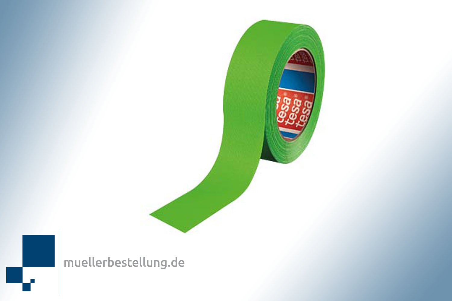 TESA 4671GN-19 Gewebeband Highlight, 25 x 19 mm, neongrün